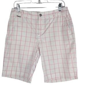 Lauren Ralph Lauren Petite Black Label Pink White Women's Shorts 8P